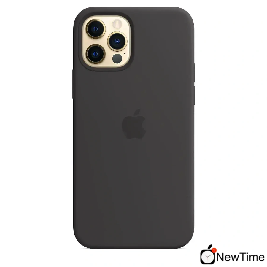 Чохол Apple iPhone 12 | 12 Pro Silicone Case with MagSafe - Black (MHL73)
